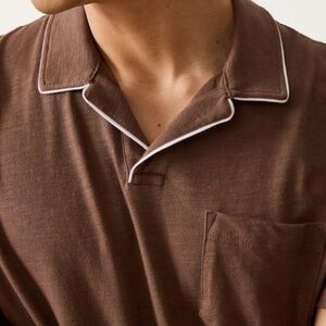 Todd Snyder Brown Polo Shirt